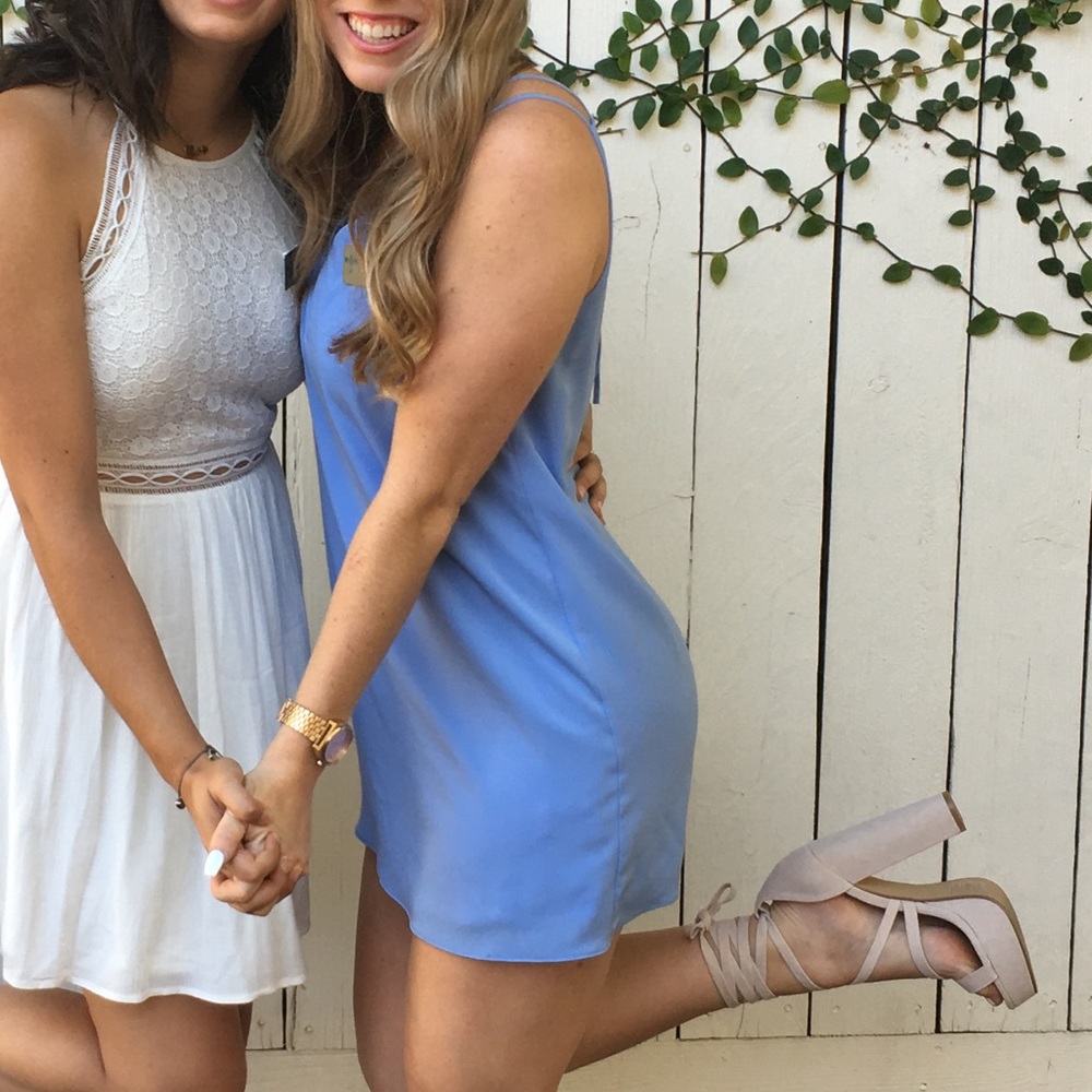 Light Blue Flowy Dress